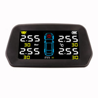 Monitor tekanan ban nirkabel tenaga surya, TPMS eksternal bawaan, Monitor tekanan ban umum dengan TPMS eksternal bawaan untuk penggunaan kendaraan