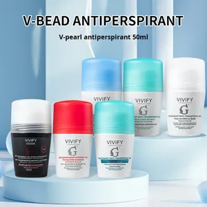 Desodorante Antitranspirante Herbal Blanqueador de Axilas de Marca Privada OEM ODM con Perlas Rodantes de Clorhidrato de Aluminio de Larga Duración - Product Image 3