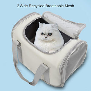 Bolsa de Transporte para Mascotas, Bolso de Mano para Perros y Gatos con Asa, Correa para Llevar al Hombro, Transpirable, Plegable, Aprobada por Aerolíneas - Product Image 3