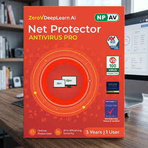 Logiciel de sécurité numérique Net Protector Antivirus Pro 2026 pour la sécurité informatique et la protection en ligne, 1 utilisateur, 3 ans - Product Image 3