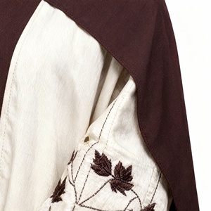 อาบายะห์ลายพิมพ์แฟชั่นลำลอง วัสดุคุณภาพสูง ดีไซน์ใหม่ สำหรับสตรีชาวมุสลิม - Product Image 2