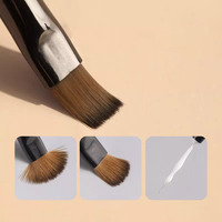 Lot de 9 stylos professionnels japonais en poils synthétiques pour nail art, pour la photothérapie et le traçage de lignes, idéal pour les débutants et la manucure DIY à domicile