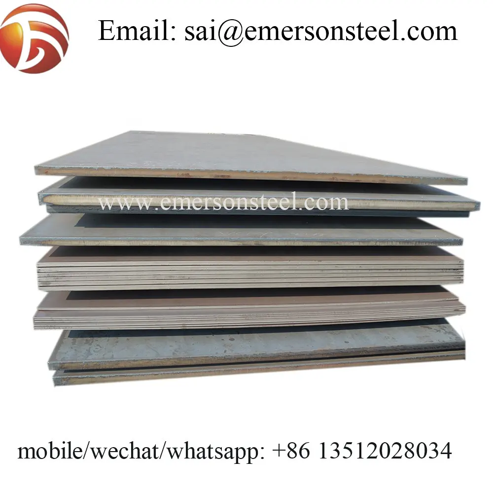 ASTM A36 Ss400 S235 S355 St37 St52 Q235B Q345b Hot Rolled Ms Mild Carbon Steel Sheet Plate Price