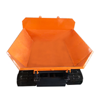 ICLES Dumper chenillé 4 tonnes à double levage, avec élévateur à ciseaux et benne basculante hydraulique, pour le transport en milieu montagneux, agricole et de construction