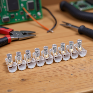 10 Pin 4mm Flying <b>Terminals</b> Pack Of 10 For Electrical Wiring Connection - Product Image 3