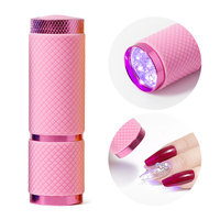 Modisches Schnelltrocknendes Maniküre-Werkzeug Tragbare Mini-UV-LED USB Finger-Blitzlicht LED-Taschenlampe Nagellampe zum Trocknen