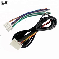 Cable de interruptor de encendido/apagado para caja de ordenador, doble botón con luz LED, arnés de cableado para PC, escritorio, motocicleta, automóvil
