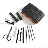 Ensemble de manucure professionnel, kit de coupe-ongles, outils de soin des pieds - Acier inoxydable, ensemble de manucure et de pédicure pour femmes