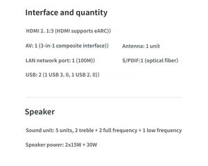 รุ่นจีนราคาที่ดีกว่า: 8K USD, 100% Mijia Mi TV S Pro 100<span class=keywords><strong>ใหม่</strong></span> "MiniLED 2025 L100MB-SP รุ่น | 4K | 144Hz/288Hz | 4 + 64 - Product Image 5