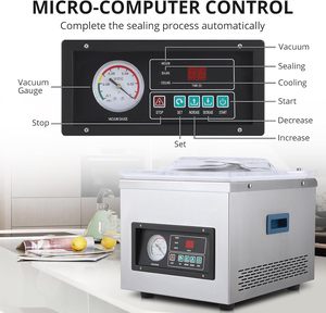 Machine de mise sous vide électrique intelligente à chambre unique pour usage commercial, haute qualité, facile à utiliser, modèle moyen coloré pour aliments - Product Image 4