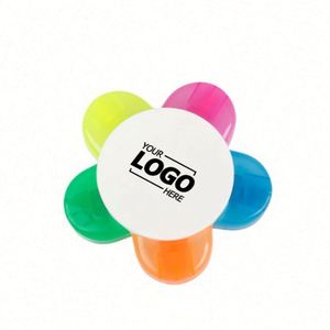 Marcadores Vibrantes en Forma de Flor - Marcadores Coloridos para Estudio, Oficina y Regalos Promocionales - Product Image 1