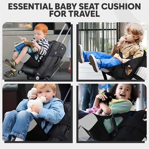 Sac de voyage pliable portable, chaise, valise, chariot, siège pour bébé, bagage à main avec siège pour enfants - Product Image 6