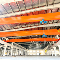 Pont roulant monopoutre de 15 tonnes avec palan électrique pour le levage de matériaux en atelier