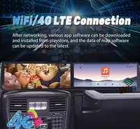 Radio GPS Multimedia Player Stereo Android Auto UPSZTEC 24,6 Inci Layar Ganda W463 G500 G63 G65 G350 untuk Mercedes Benz Kelas G