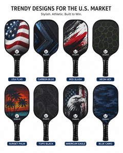 Paleta de Pickleball Personalizada con Logotipo, Núcleo de Panal, Portátil, Aprobada por la USAPA, Grosor de 13 mm, MOQ Bajo, T700 - Product Image 1