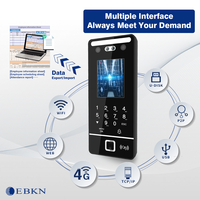 Système de reconnaissance faciale EBKN, machine de pointage biométrique, système de contrôle d'accès par reconnaissance faciale RFID avec logiciel et SDK gratuits