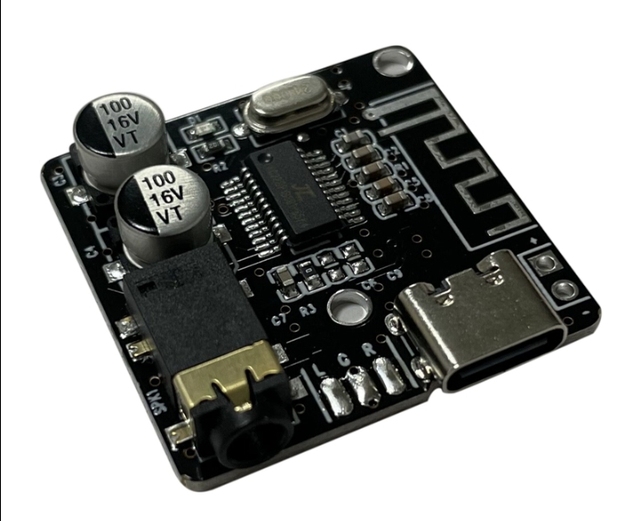 5PCS DIY Bluetooth Audio Receiver Module Type-C Wireless Lossless Car Speaker 5.0 Bluetooth Power Amplifier Module