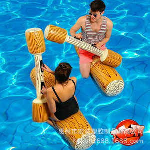 Flotadores Inflables de PVC con Diseño de Madera 140x35cm para Deportes Acuáticos y Recreación - Product Image 4