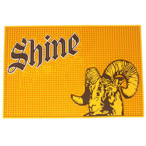 Alfombrilla de silicona de PVC personalizable de fábrica resistente al agua y aislante del calor respetuoso con el medio ambiente bebida Red <span class=keywords><strong>Bull</strong></span> Bar Mat almohadilla de PVC - Product Image 5