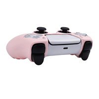 Funda de Silicona Delgada para el Control de PS5, Cubierta Protectora con Orificio Grande para Carga, para PlayStation 5, Funda Doble de Silicona