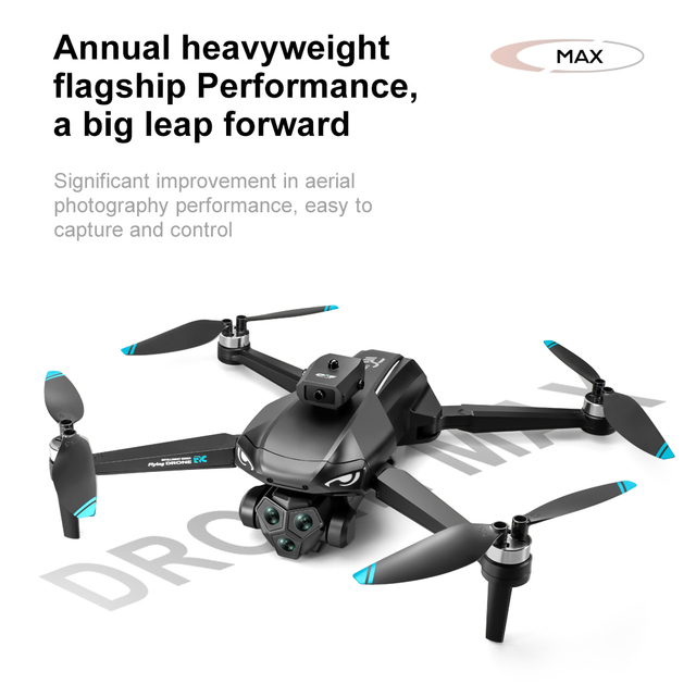 M33 MAX Foldable Drone with Camera Obstacle Avoidance and Exploration Brushless Strong Power Multi Lens Switching