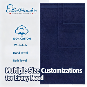 Khăn tắm trắng mềm mại bán buôn chất liệu cotton 70 x 140, khăn tắm khách sạn 100% cotton - Product Image 3