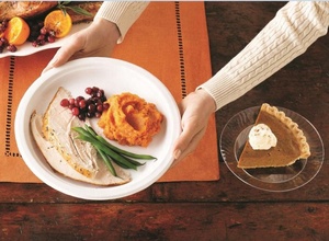 Đám Cưới Dùng Một Lần Tấm Đồ Ăn Tinh Bột Ngô Bio Dựa <span class=keywords><strong>PSM</strong></span> Tấm - Product Image 5