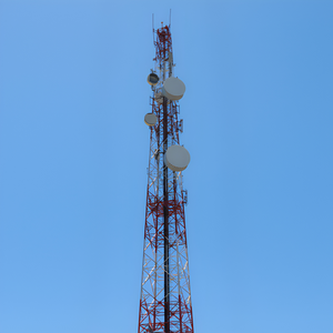 Robusta Torre Autoportante a 4 Gambe in Acciaio Angolare per Infrastrutture di Telecomunicazioni in Aree ad Alto Traffico - Product Image 1