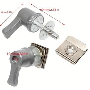 Kit de 4 Piezas de Pernos y Tuercas de Bloqueo para Alforjas de Motocicleta, Universales, para Harley Touring Dyna CVO Road Glide Breakout Deluxe - Product Image 2