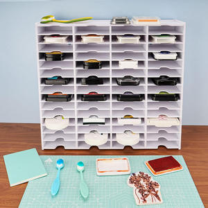 رفوف قرصية حامل حبر للهاتف المحمول بجهاز تحكم عن بعد عملة لتنظيم المجوهرات المكتبية - Product Image 1