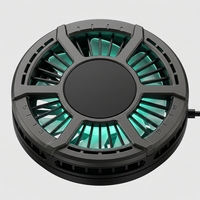 Refroidisseur de téléphone magnétique TEC, plaque de refroidissement semi-conductrice, ventilateur à clip pour téléphone et tablette de jeu, éclairage RGB