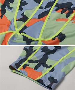 Boxer imprimé camouflage, culotte courte de cyclisme, vêtement d'entraînement pour tout le sport, respirant, pour hommes - Product Image 6