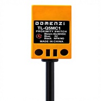 Interrupteur de proximité métallique inductif carré TL-Q5MC1, trois fils, NPN, normalement ouvert, deux fils, IP67, DC10-30V, portée de détection de 5 mm