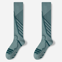 Chaussettes de compression graduée pour hommes, chaussettes de sport pour la course à pied, le football, la gym, le saut à la corde, chaussettes de compression hautes jusqu'au genou