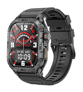 Reloj inteligente K63 de moda para exteriores para hombres, pantalla de 1,96 pulgadas, llamada BT, Batería grande, capacidad 100 + modos de ejercicio, rastreador de actividad - Product Image 3