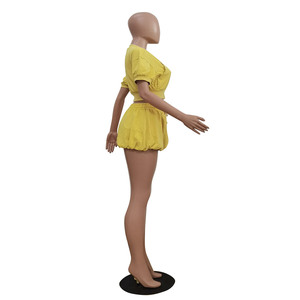 Conjunto de Dos Piezas para Mujer en 5 Colores, Top Corto <span class=keywords><strong>con</strong></span> Cierre y Minifalda, Tallas Grandes, Estilo Casual Deportivo, Tallas S-2XL - Product Image 4