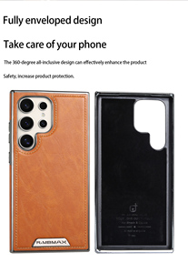 Đầy đủ Gói vỏ mềm điện thoại trường hợp da-cảm thấy cán không dây sạc kinh doanh điện thoại từ trường hợp vân tay bằng chứng - Product Image 5