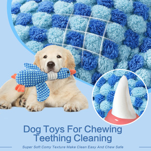 Jouet interactif pour animaux de compagnie de taille moyenne et grande, écologique, durable, avec sons et fonction de nettoyage des dents, pour chiens, intérieur et extérieur - Product Image 3