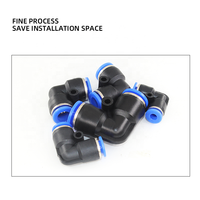 Raccords pneumatiques pour tuyaux d'eau PV et connecteurs de tuyaux d'air à poussée directe 4 à 16 mm / Accouplements rapides pour flexibles en PU