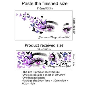 Beauty Eye butterfly Wall Stickers Background Wall Living Room Decoration Self-adhesive Wall Stickers - Product Image 6