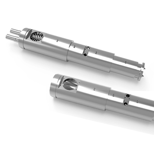 High Filler 65/132 Conical Twin Screw and Barrel Suitable for PVC Solid Pipe Extrusion Line ,Caco3 Content <strong>Morethan</strong> 100 Phr - Product Image 4