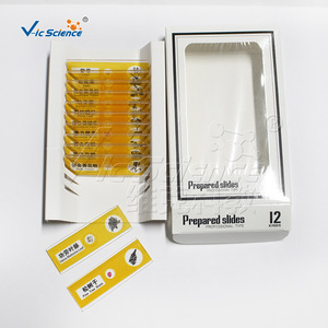 Ensemble de microscopes à lamelles pour spécimens biologiques en plastique, série végétale, aides pédagogiques expérimentales pour les élèves du primaire - Product Image 3