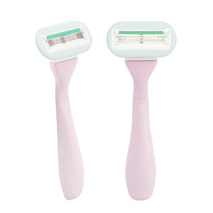 Nhãn Hiệu Riêng Năm Lưỡi Phụ Nữ Dao Cạo Gói Của 1 Kim Loại Xử Lý + 2 Pcs Hộp Mực, Của Phụ Nữ Dao Cạo Hệ Thống Với Nạp - Product Image 1