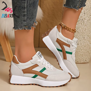 Zapatos Deportivos de Plataforma Transpirables y Cómodos de Color Clásico Brillante de Moda al por Mayor de Fábrica para Mujer - Product Image 5