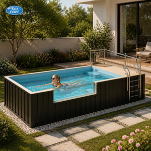 <span class=keywords><strong>Piscine</strong></span> portable de luxe <span class=keywords><strong>avec</strong></span> système de filtration complet pour installation hors sol à domicile - Product Image 2