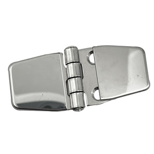 Charnière en acier inoxydable ISURE 76x38mm, charnière de surface pour meubles, antirouille, design industriel - Product Image 1
