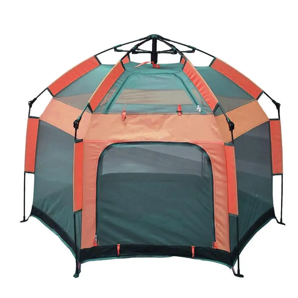 뜨거운 판매 휴대용 어린이 텐트 실내 통기성 인형 집 야외 가족 캠핑 텐트