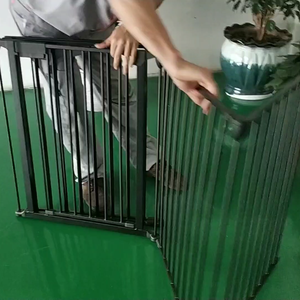 Estensione regolabile cancello per bambini cancello temporaneo in metallo per bambini cancello di sicurezza per bambini <span class=keywords><strong>porta</strong></span> per scale - Product Image 5