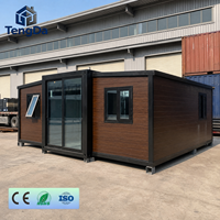 Maison modulaire préfabriquée moderne de luxe, extensible, type conteneur, pour logement résidentiel et commercial