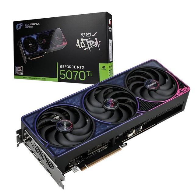 New Factory-sealed RTX 5070 Ti Ultra OC SFF 16GB 128-Bit PCI Express GDDR7 Desktop/Workstation GPU for Esports Ray-tracing Games